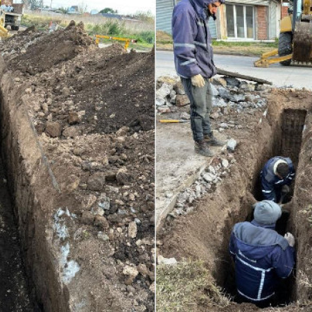 El EMSUR resolvió numerosos reclamos y se realizaron intervenciones clave en red de agua y cloacas