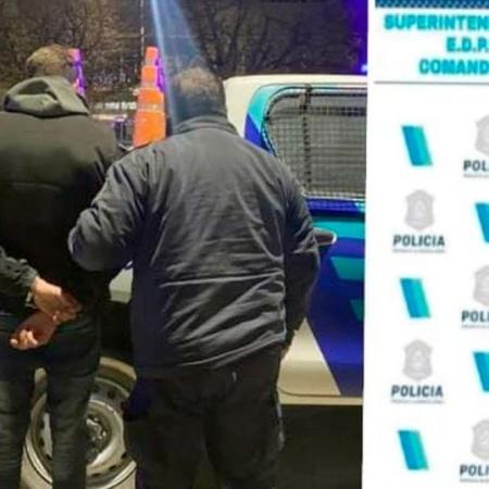 Aprehendido por atacar la puerta del domicilio de su ex pareja