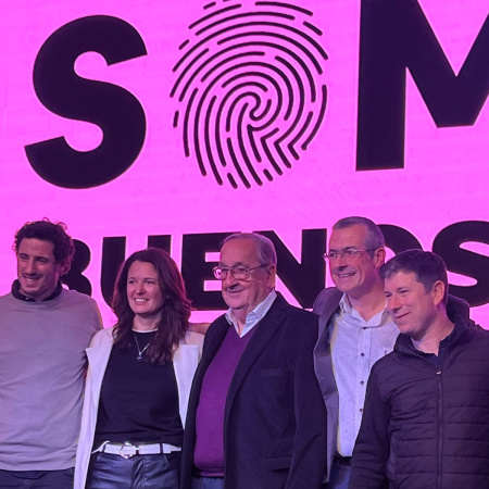 Damián Unibaso acompañó el lanzamiento de SOMOS BUENOS AIRES en Tandil