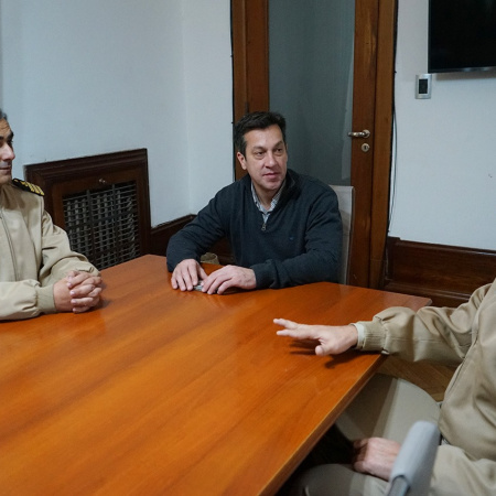 El Intendente recibió a autoridades de Prefectura Naval Argentina
