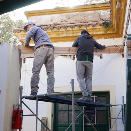 Comenzó la reparación del techo del Museo Histórico Regional