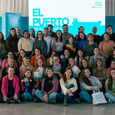 El puerto va a la escuela sigue creciendo: comenzó el Curso de Formación con Puntaje Docente