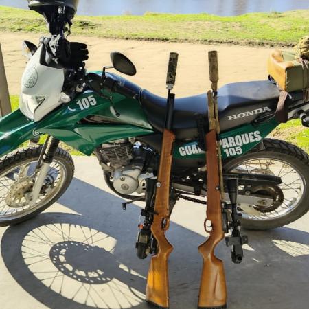Preocupante: Secuestraron rifles en la ribera y se enfatiza en que la caza está prohibida