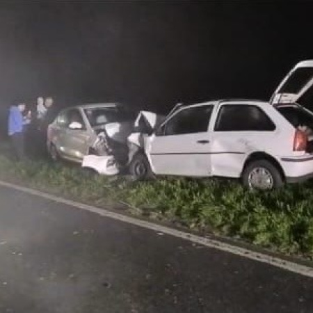 Grave accidente en la Ruta 88: seis heridos en un choque frontal en medio de la neblina