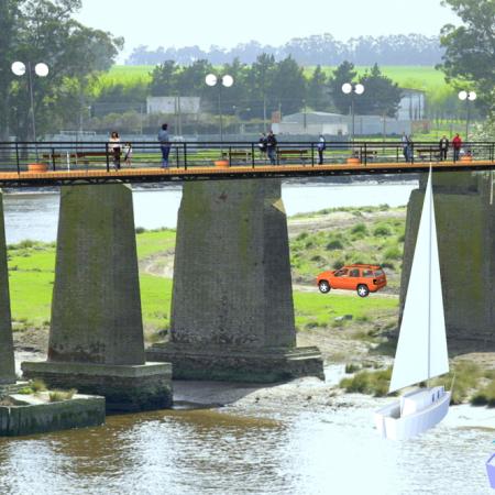 Proponen crear el “circuito de los tres puentes” en la ribera del río Quequén