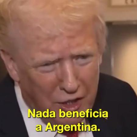Trump sobre Argentina: “no tiene dinero, no tiene nada y está luchando fuerte para sobrevivir"