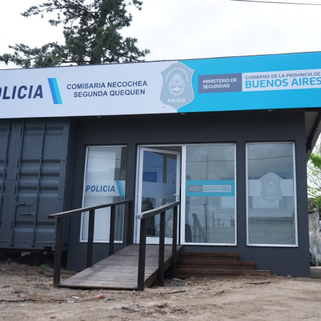 La Municipalidad finalizó la refacción integral de la Comisaría Segunda de Quequén