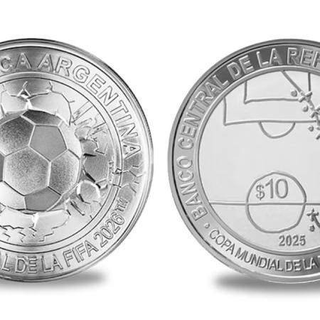 El Dieeego: el Banco Central presentó una moneda conmemorativa del segundo gol de Maradona a Inglaterra en el 86