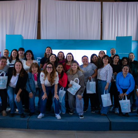 Jimena López cerró el segundo curso de formación permanente de Puerto Quequén