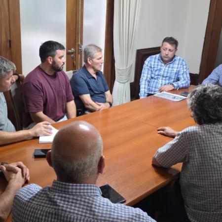 El Intendente encabezó una reunión con la Cámara Comercial donde se habló del futuro del Complejo Casino