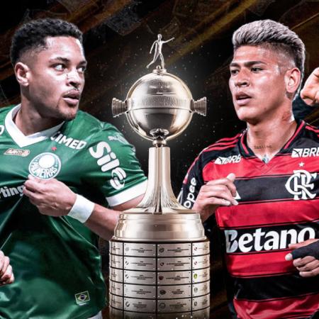Palmeiras y Flamengo juegan este sábado la final de la Copa Libertadores