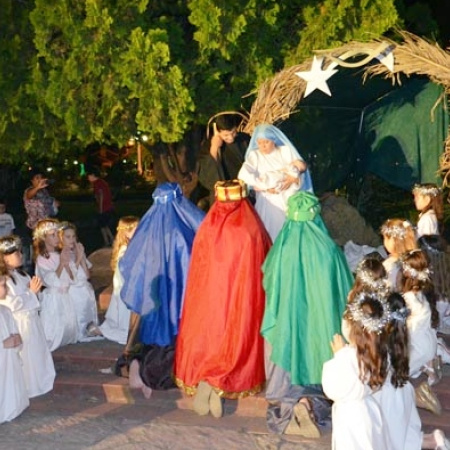 Llegan los Pesebres Vivientes de vísperas de la Navidad