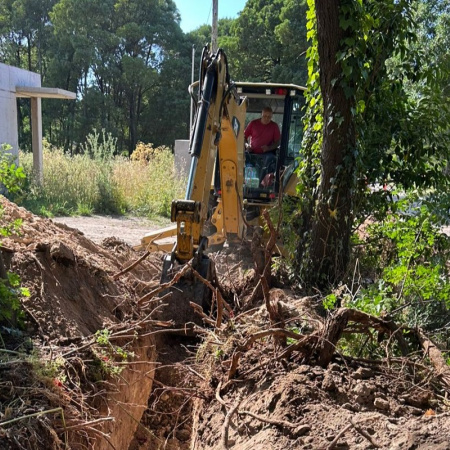 Intenso operativo de Obras Sanitarias para garantizar el servicio de agua y cloacas