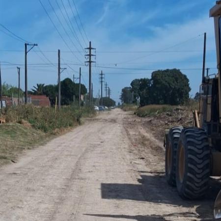 Avanzan los trabajos de mantenimiento urbano en Quequén