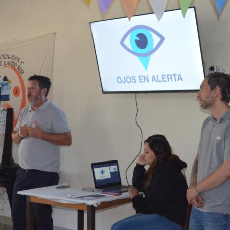 Más vecinos se suman a las jornadas de capacitación del programa Ojos en Alerta