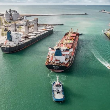 2025 histórico en Puerto Quequén: superó las 9 millones de toneladas y batió todos los récords