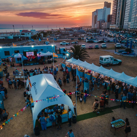 Fin de semana a pleno en Necochea, con alto índice de visitantes