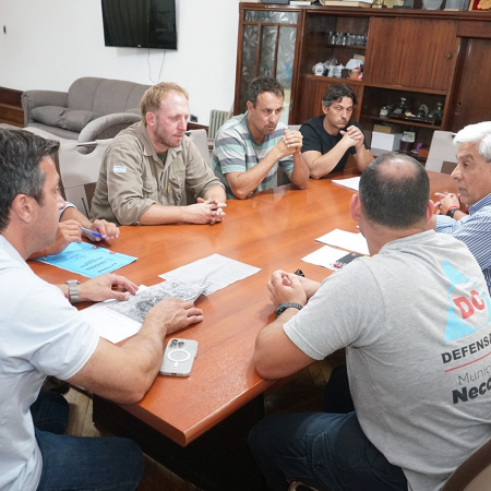 Rojas coordinó acciones ante jornadas de riesgo extremo de incendios en el distrito