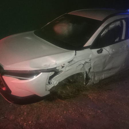 Grave choque frontal en la Ruta 55, a 20 kilómetros de Pieres