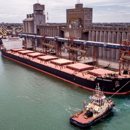 Puerto Quequén inicia el 2026 con ritmo récord