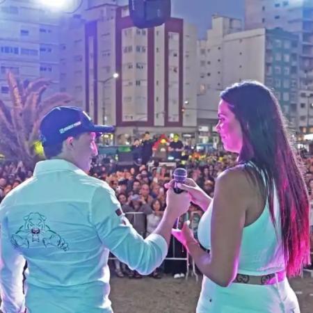 Franco De Benedictis presentó su auto en la Rambla antes de su debut en la Clase 3 del Turismo Pista