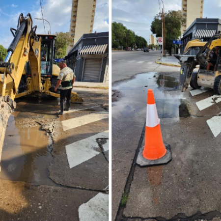 Intensificaron trabajos en redes de agua y cloacas durante la última semana de enero