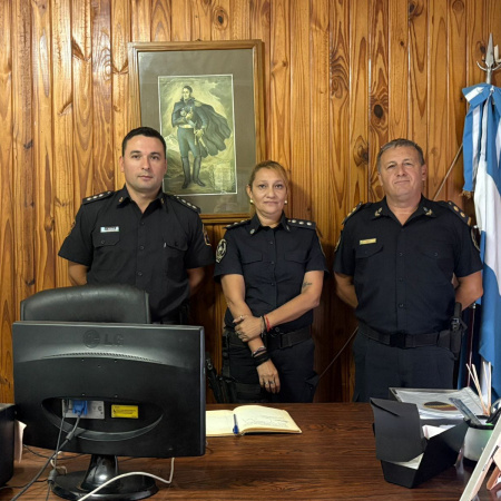 Nuevos jefes en dependencias policiales de la región