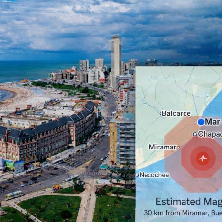 Temblor sorprendió a Mar del Plata y se sintió en varios barrios: lo ubicaron entre Miramar y Chapadmalal