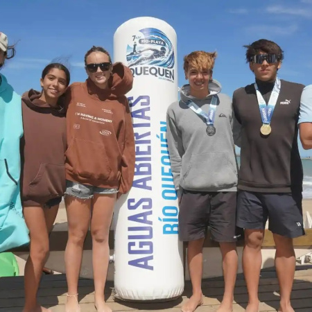 Taien Torales y Cuello Guglielmetti ganaron la segunda edición de la travesía Río-Playa