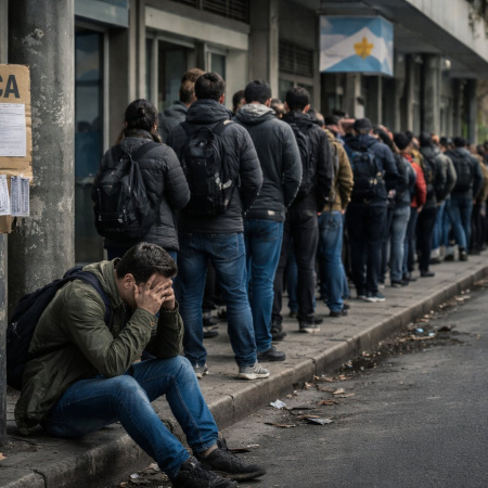 ¿Éxito económico? Aumentó la desocupación y llegó al 7,5% en el cierre de 2025