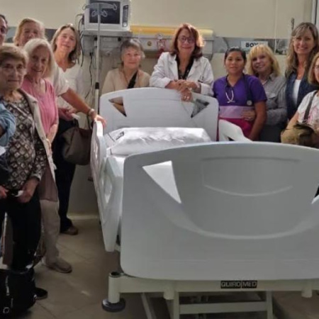 La Cooperadora del Hospital Ferreyra donó ocho camas eléctricas de alta complejidad para la Guardia