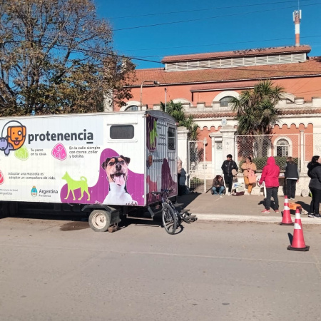 El quirófano móvil continúa en Obras Sanitarias durante abril con castraciones gratuitas