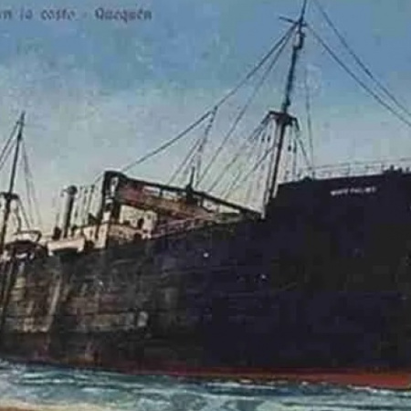 Se cumplen 102 años del encallamiento del Monte Pasubio, un hecho que marcó la historia de Quequén