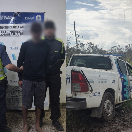 Violento operativo en Necochea: detienen a un prófugo con moto robada y una turba atacó a la policía