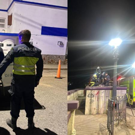 Dos detenidos en Necochea y Quequén: uno por intentar incendiar una garita y otro por robo