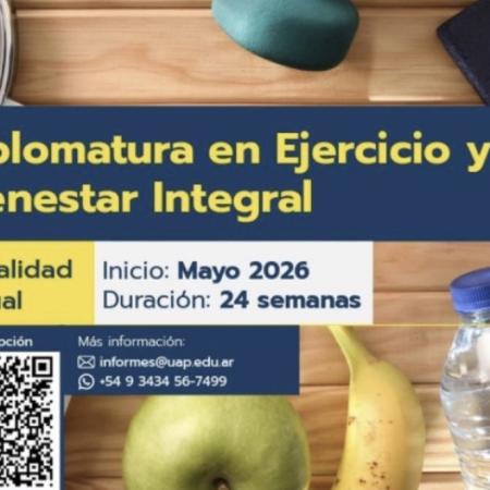 Abren inscripciones para la Diplomatura en Ejercicio y Bienestar Integral en la UAP