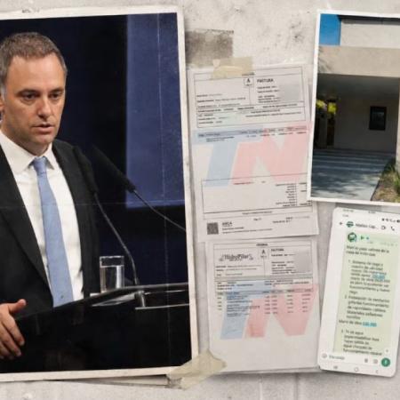 Salen a la luz comprobantes y chats por las millonarias refacciones en la casa de Adorni