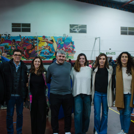 El Consorcio de Puerto Quequén colaboró en la puesta en valor del gimnasio del CEF Nº 76