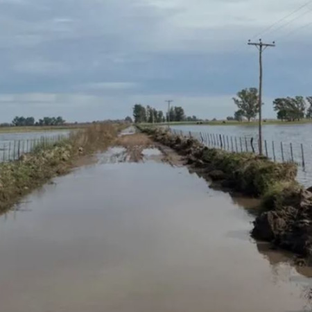 El INTA relevó 25.700 hectáreas bajo agua en Necochea y advierte por fuertes pérdidas productivas
