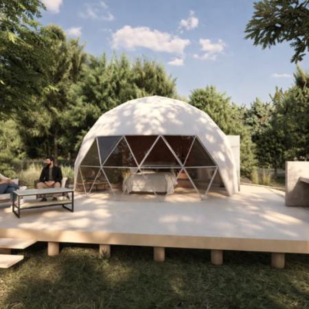 RUNE: en qué consiste el proyecto de glamping que busca instalarse en el sector de campings del Parque