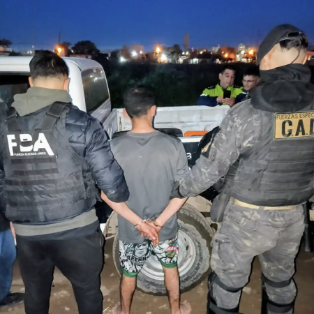 Allanamiento por una causa de amenazas terminó con un detenido y el secuestro de un arma