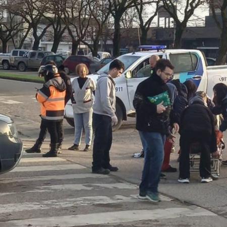 Atropellaron a una mujer en la senda peatonal de 59 y 42