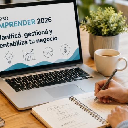 Curso Emprender 2026: llega una nueva capacitación para planificar, gestionar y rentabilizar tu negocio