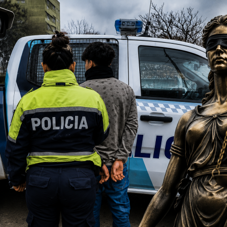 Visto por las cámaras del COM, detenido por la Policía y liberado por la Justicia