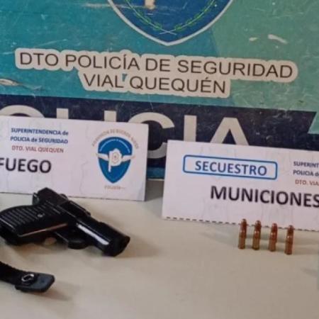 Por segunda vez en 15 días, secuestran un arma de fuego durante un control vehicular en la Ruta 88