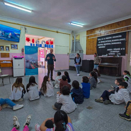 El programa Puerto Ciudad visitó la escuela primaria N° 28