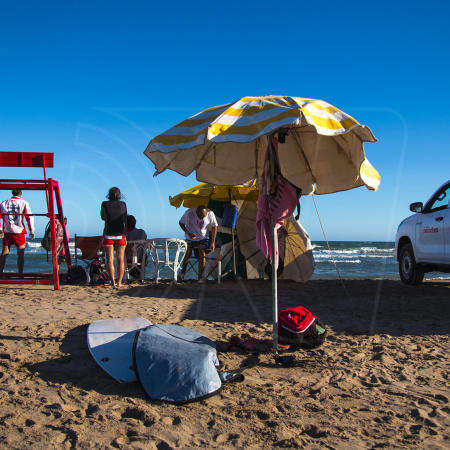 Los guardavidas ya comienzan a preparar la próxima temporada de playa