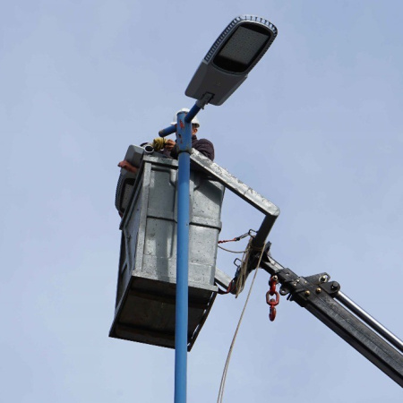 El Municipio avanza con la instalación y recambio de alumbrado público con tecnología Led