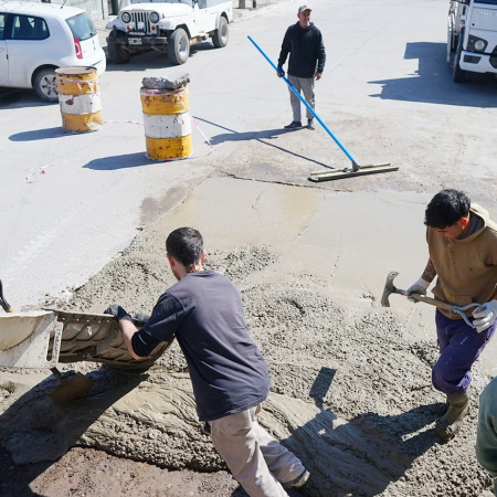 Bacheo urbano: realizaron importantes reparaciones en dos sectores de Necochea