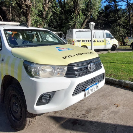 Defensa Civil coordinó un amplio operativo tras el fuerte temporal de viento en Necochea y Quequén